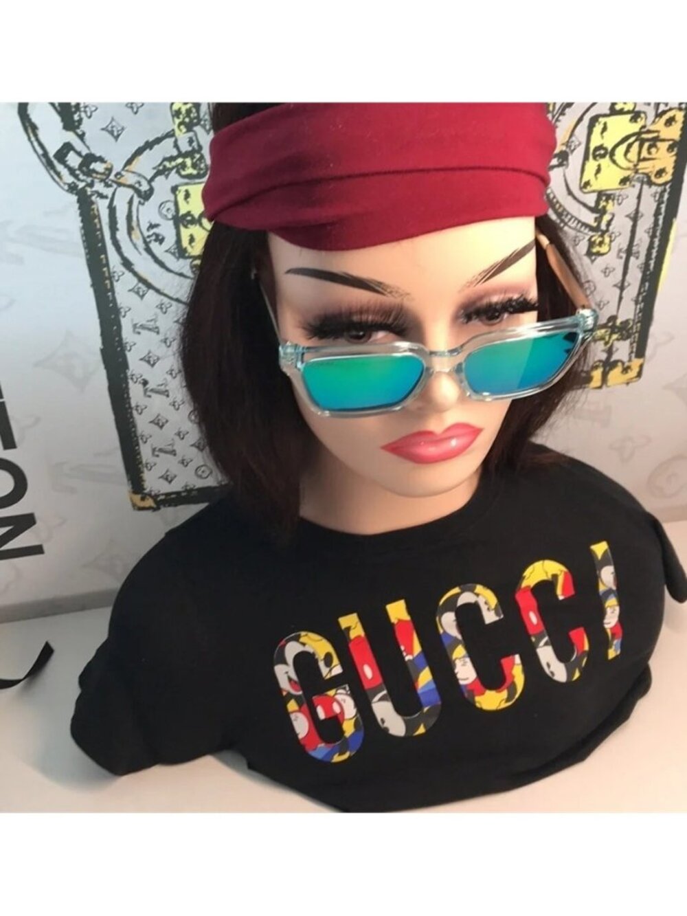 New Authentic ✨ Authentic Gucci GG0975S 003 Sunglasses – Stylish & Modern ✨